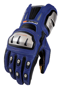 Icon Tiax TRX Long Blue Gloves